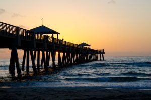 Juno Pier florida pier sunrise ocean sea 1425645 pxhere.com 1